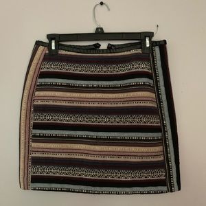 Tribal print skirt